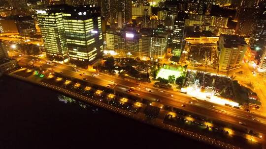 高清实拍城市夜景视频素材模板下载