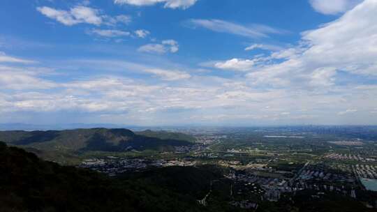 北京城市全景俯瞰