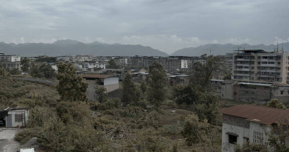 重庆郊野的城市风光