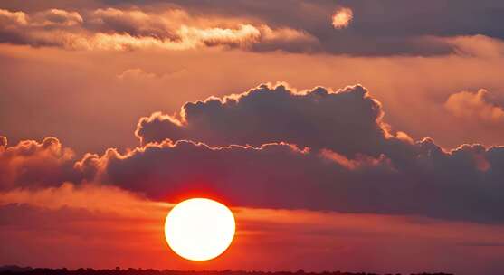 夕阳日出日落 云彩