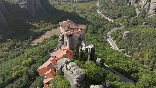 Meteora，修道院，卡拉巴卡，希腊