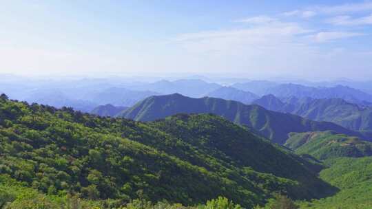 杭州临安大明山牵牛岗群山风景