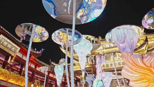2024年上海豫园灯会灯笼迎新年