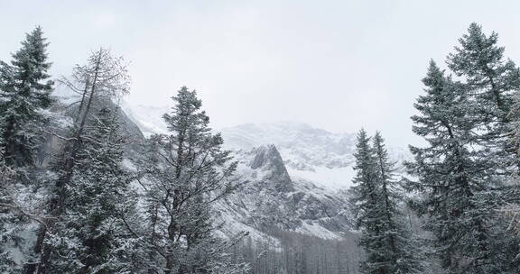 四姑娘山景区雪景