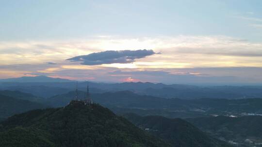 旅游景区 湖南 中坡山森林公园 移动延时