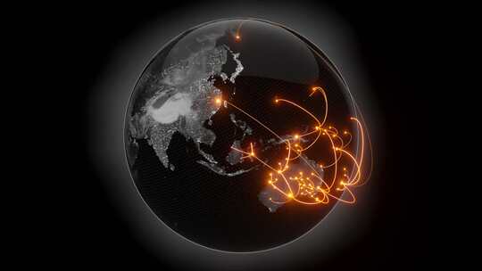 全球板块数据发散坐标物联网宣传片