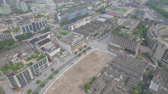 杭州西湖延安路城市风景视频素材模板下载