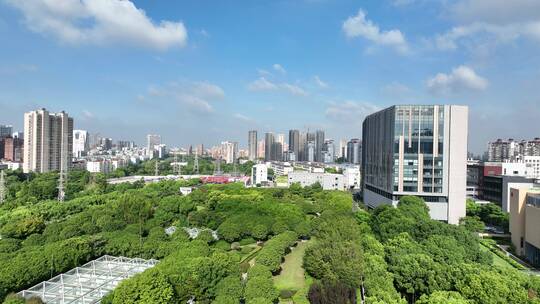 上海申通集团办公楼视频素材模板下载