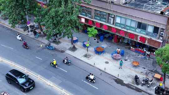 武汉洪山南湖南李路航拍