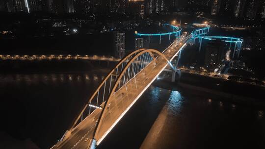 4K大气城市航拍日出日落夜景