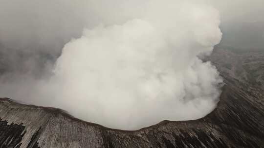 航拍Bromo火山