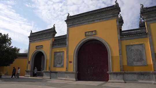 苏州重元寺寺庙 烧香拜佛寺庙佛像视频素材模板下载