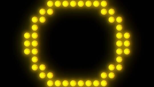 4k大屏幕黄色灯光闪烁动态VJ循环背景素材2