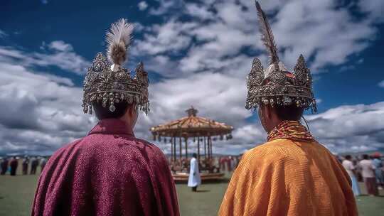 草原民族盛典服饰华丽尽显文化传承