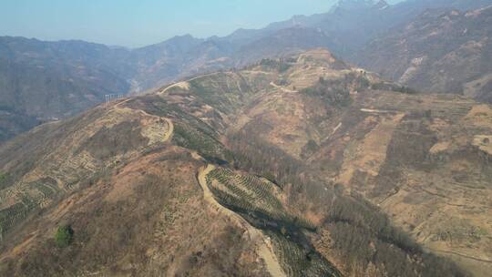 秦岭山川地貌环境自然风光航拍3