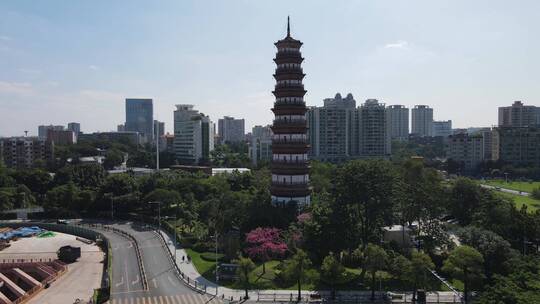 广州赤岗塔视频素材模板下载