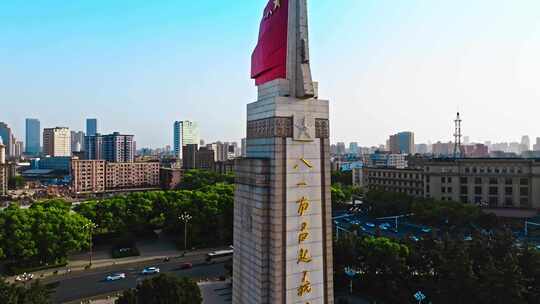 南昌八一广场航拍