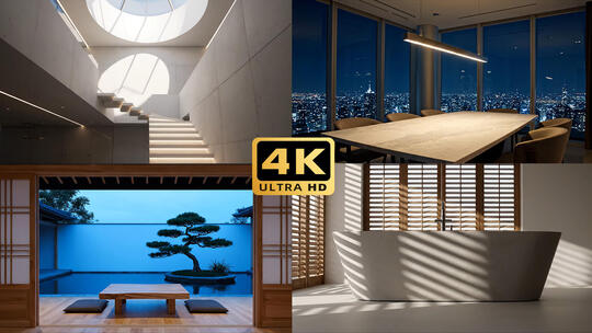 现代风格家居室内场景