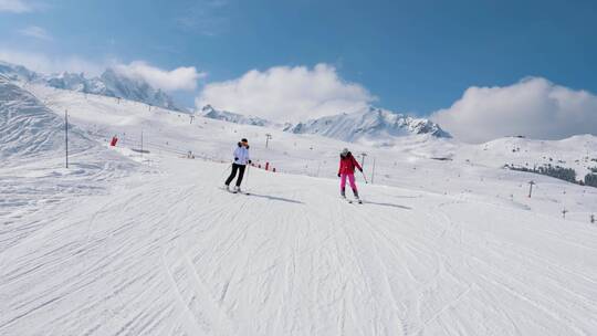 滑雪运动极限运动