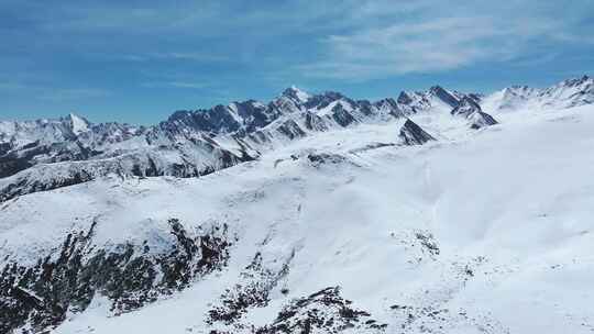 雪宝顶旅行素材