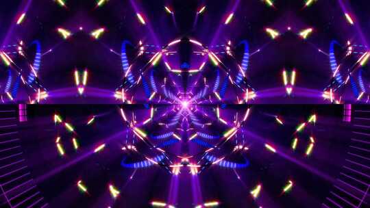 环状紫色闪烁图案电影背景