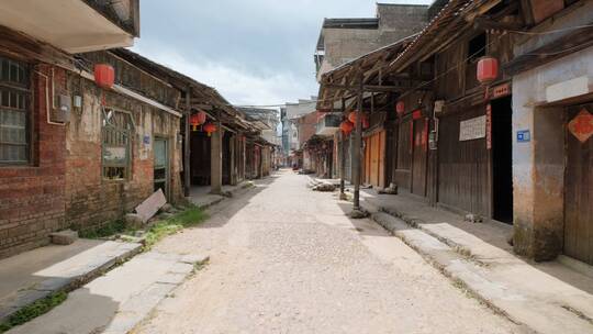 古镇老街古老乡镇古代小镇街道街景