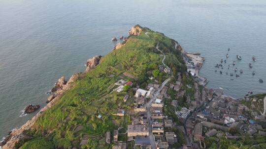 航拍福建宁德四礵列岛海岛风光