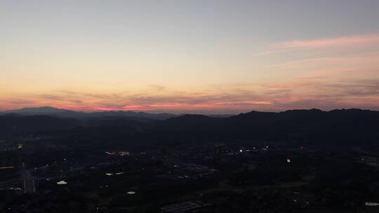 日落晚霞夕阳西下素材视频