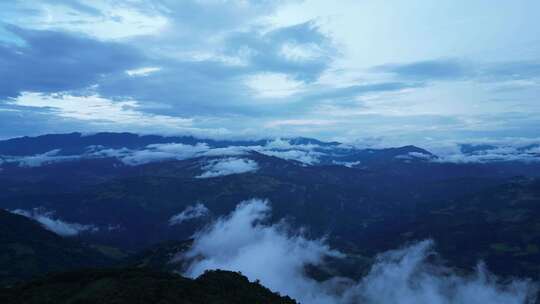 自然风景   边境  云雾山川  延时  云南