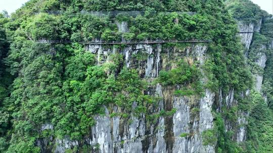 德夯大峡谷航拍素材