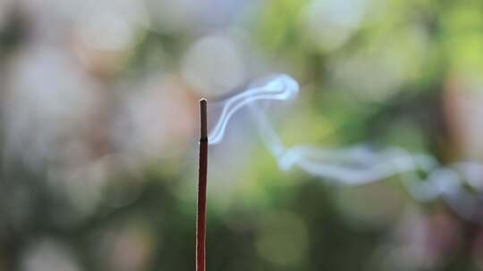 4K升格檀香烟雾飘渺