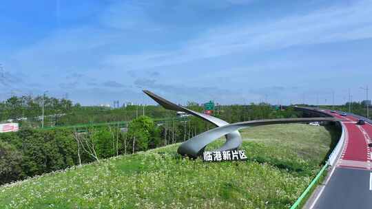 高速公路立交桥车流景象