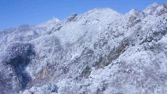 秦岭分水岭  冰雪世界