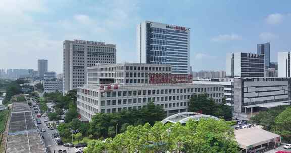 航拍广州 南方医院 增城院区