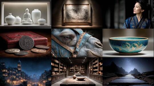 千年丝路文明交响高清在线视频素材下载