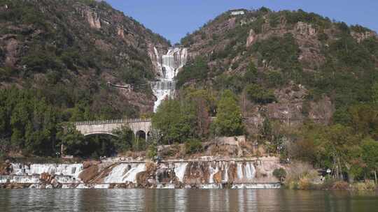 浙江天台山大瀑布延时摄影合集3组