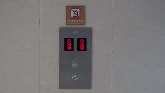 电梯按钮视频素材模板下载