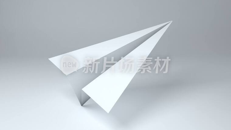 卡通纸飞机C4D模型