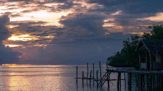 印度尼西亚， Raja Ampat，海滩