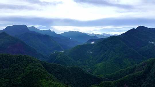 航拍中国福建武夷山美丽风景