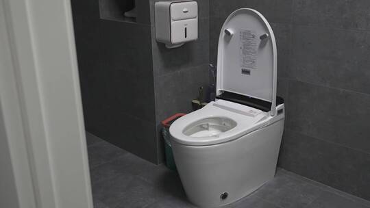 卫生间智能马桶厕所视频素材模板下载