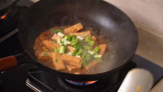 在家做的肉末烧豆腐同样下饭