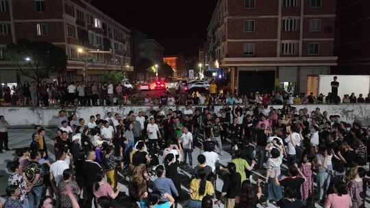 浙江台州小箬村村头广场舞