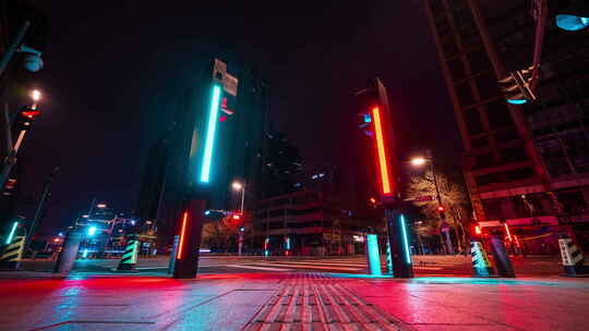 中国北京城市交通灯