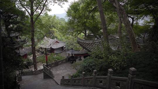 杭州飞来峰韬光寺建筑风景