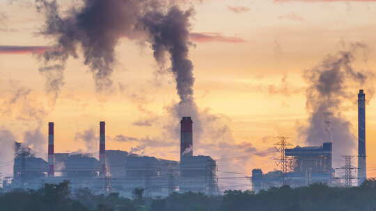 煤电厂重污染空气排放