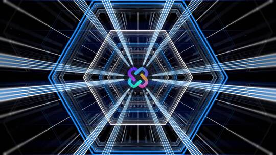 隧道 穿越 炫酷 灯光 创意 logo 展示