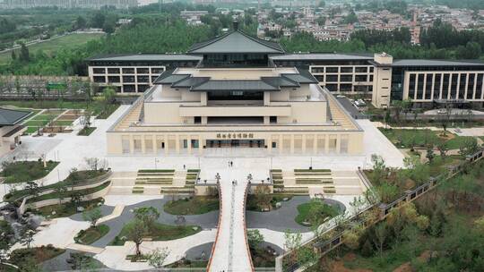 【4K航拍】陕西考古博物馆2022正式开馆！