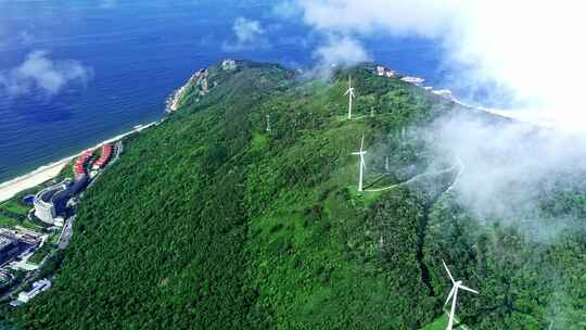 广东阳江海陵岛旅游风光航拍