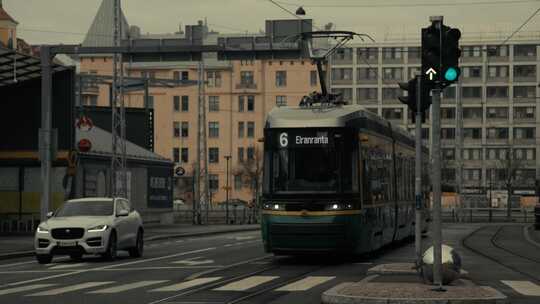 Helsinki， City，电车，芬兰